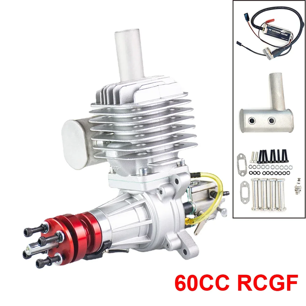 

60CC RCGF RC Aircraft Metal Gasoline Engine BM Side Exhaust Engine Aircraft Fuel Model DIY Adult Modified Model Toys