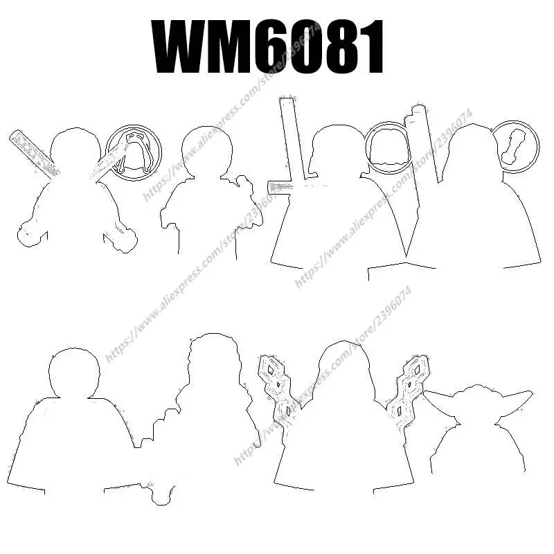 

Фигурки героев фильма WM6081, Аксессуары для строительства, кубики, игрушки WM887, WM888, WM889, WM890, WM891, WM892, WM893, WM894