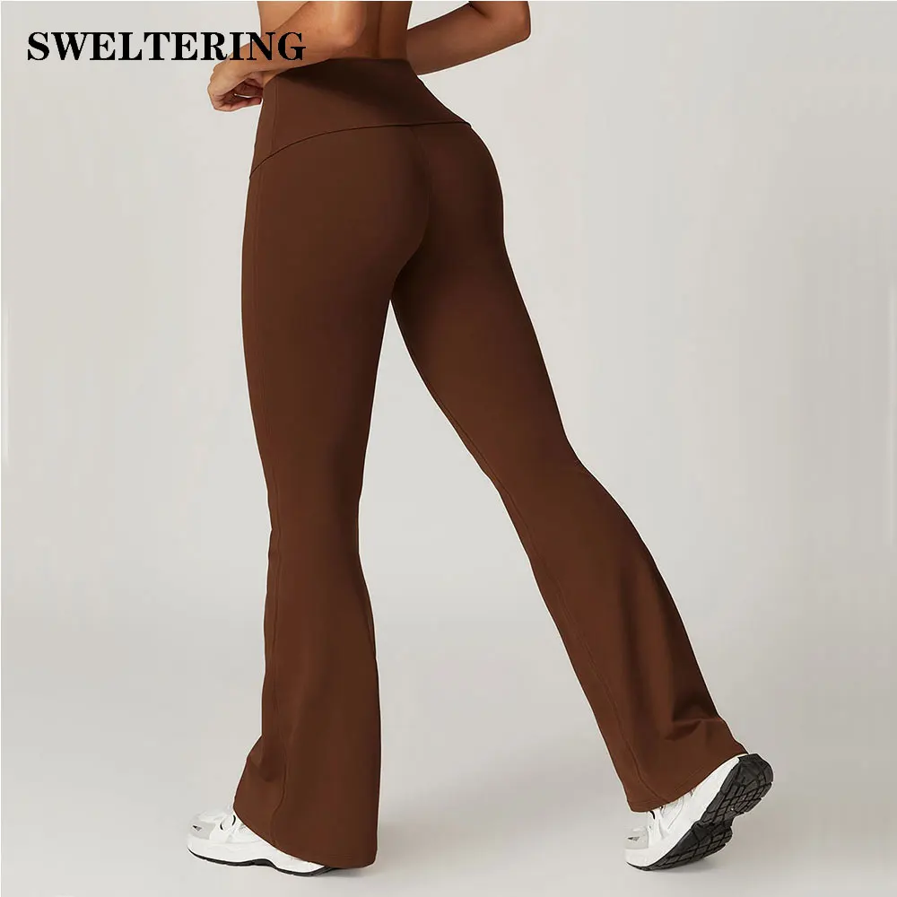 

Flare Leggings Women Yoga Pants High Waist Wide Leg Pants Women Gym Workout Fitness Sports Flared Pants Latin Dance Trousers