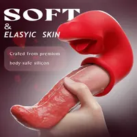 3 IN 1 Zunge Schaukel Tease Vibrator Mund Beißen Klitoris Nippel Stimulator Klitoris G-punkt Vergnügen Werkzeuge Sex Spielzeug für Frauen Paare 3