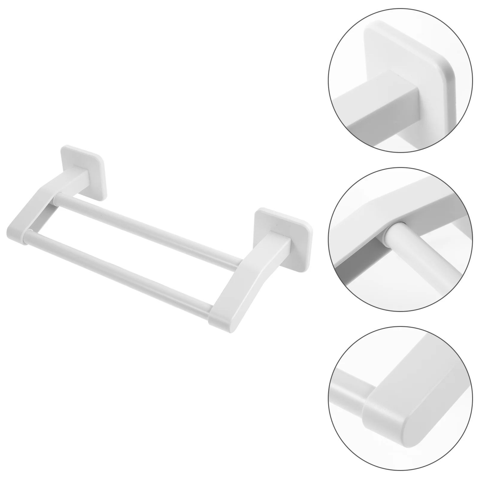 

Kitchen Bathroom Towel Hanging Rack Wear-Resistant Easy Installation Lasting Sturdy Wall Towel Organizer Kitchen Towel Bar