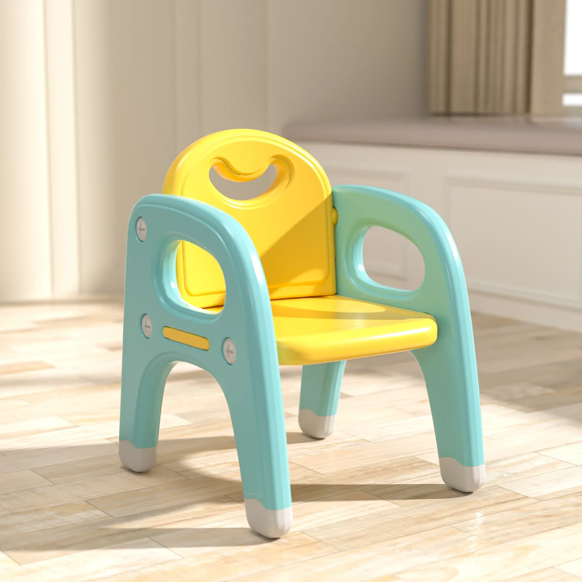 Anti slip Children chair Home Portable Desk chairs for kids Space saving furniture Kids Dining stool Bathroom kids step stool
