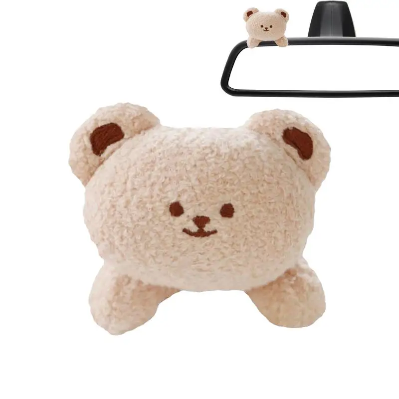 

Медведь украшения приборной панели плюшевые животные Мультяшные украшения портативный автомобильный Шарм для экрана автомобиля маленькое украшение для автомобиля для мужчин