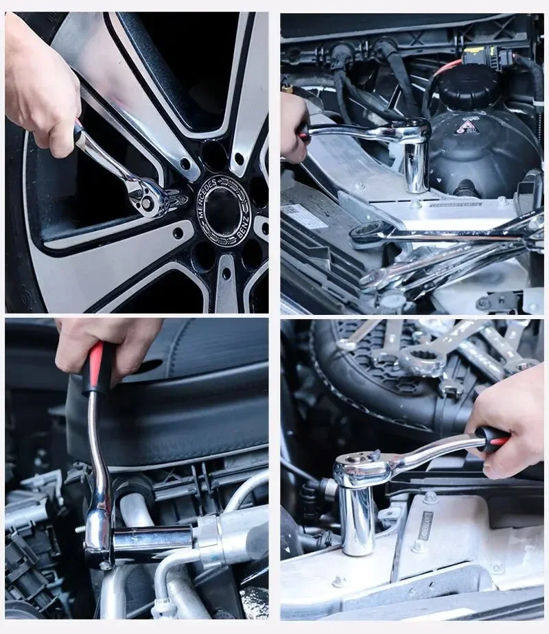 Description Picture 2 of item12pcs 1/2 Inch Socket Wrench Set Metric Impact Sockets Ratchet Spanner Complete Tool Kit Professional Garage Repair Tool