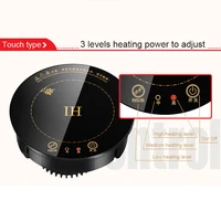 Круглая электрическая магнитная индукционная плита с проволочным управлением, встроенная горелка для варочной панели, коммерческая нагревательная плита с горячим горшком, нагревательная печь — изображение 5