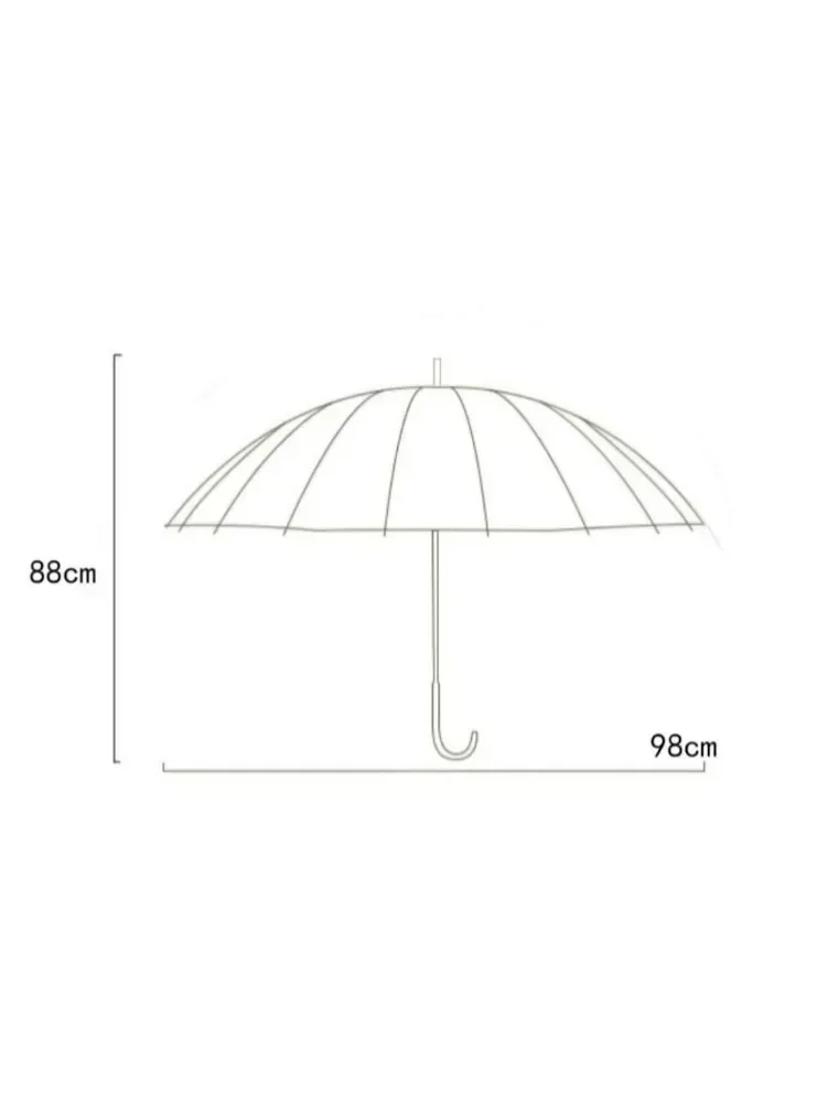 Lace Long Shank Umbrella Curved Handle European-style Vintage Umbrella Arch Princess Straight Stick Photography Household