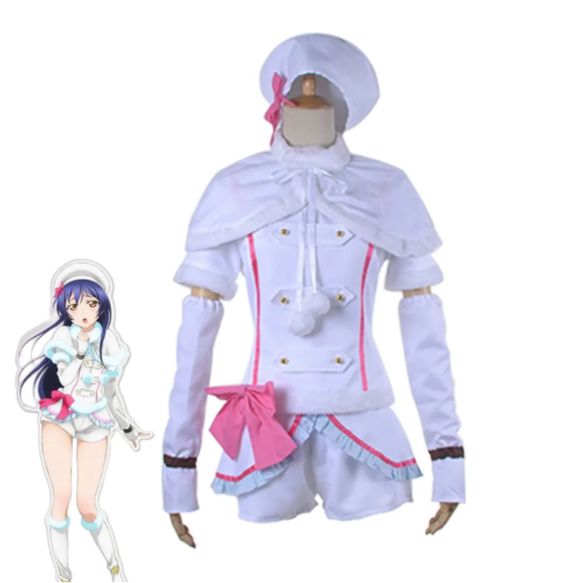 Love Live Kotori Minami Snow Halation Winter Dress Cosplay Costume