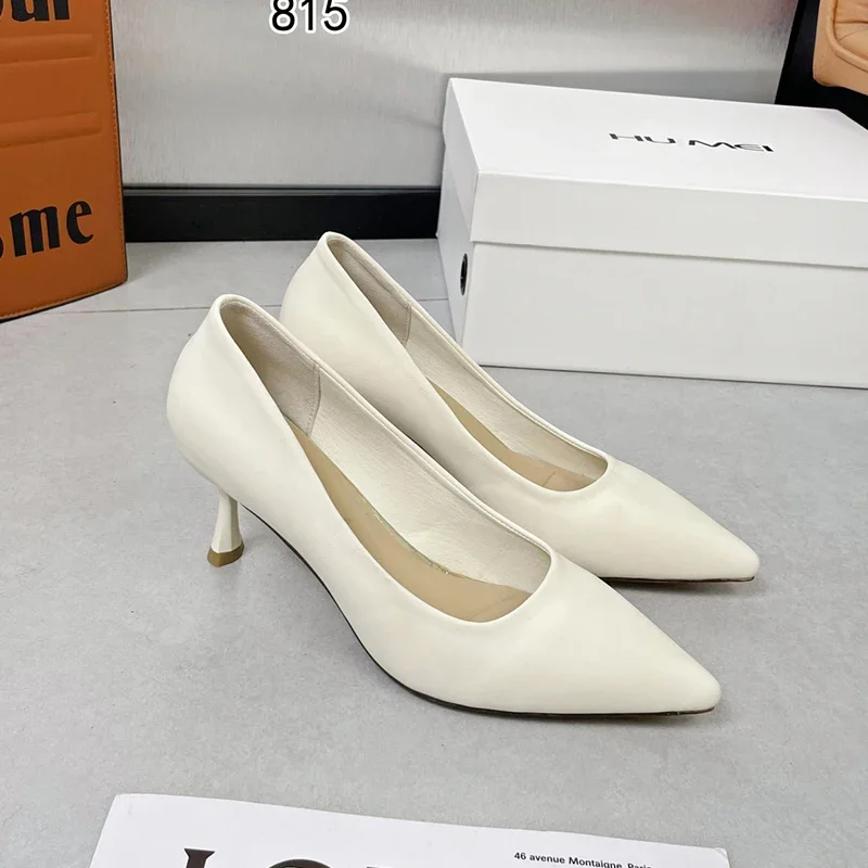 

Женские туфли-лодочки с острым носком, на высоком каблуке