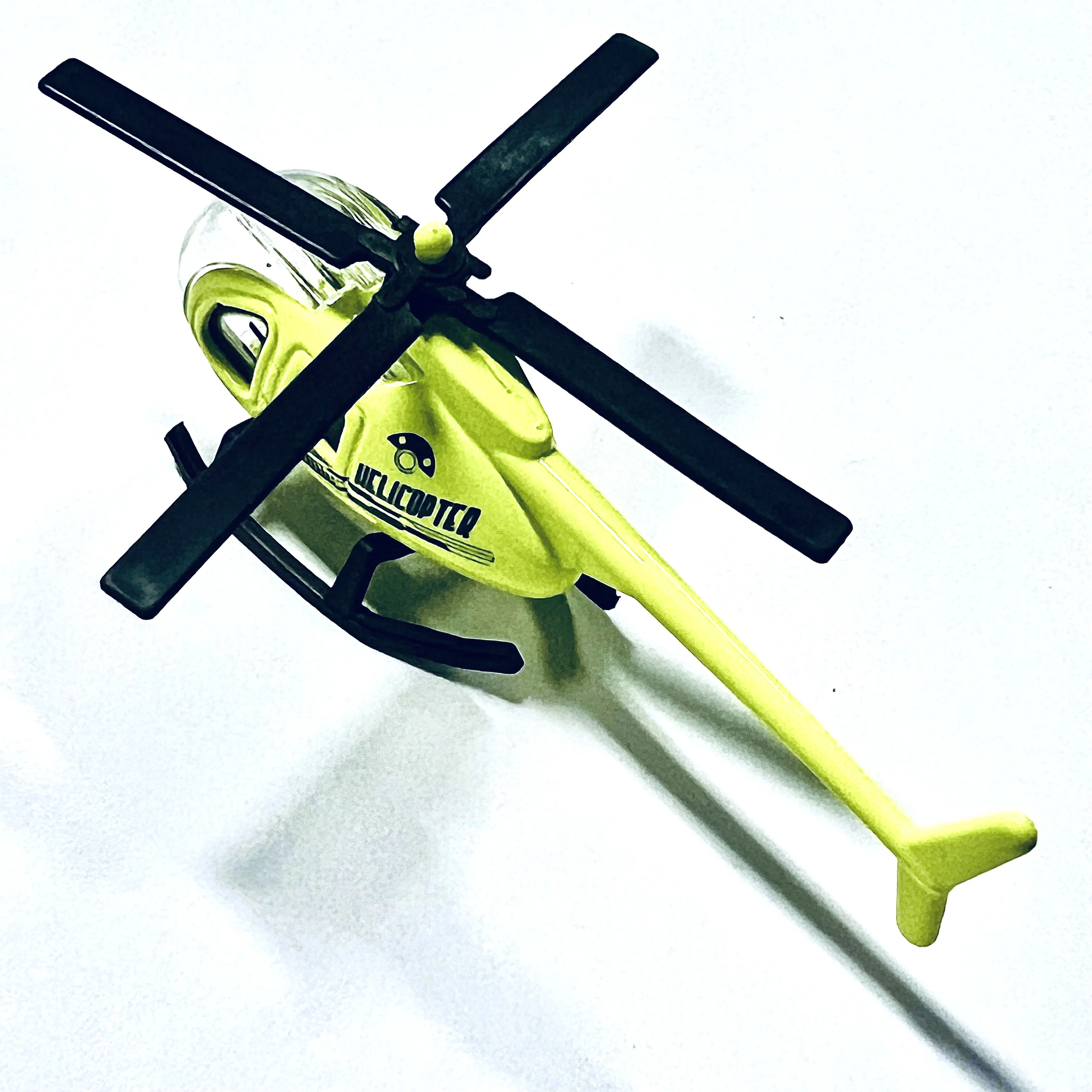 Mini Alloy Helicopter Ornament