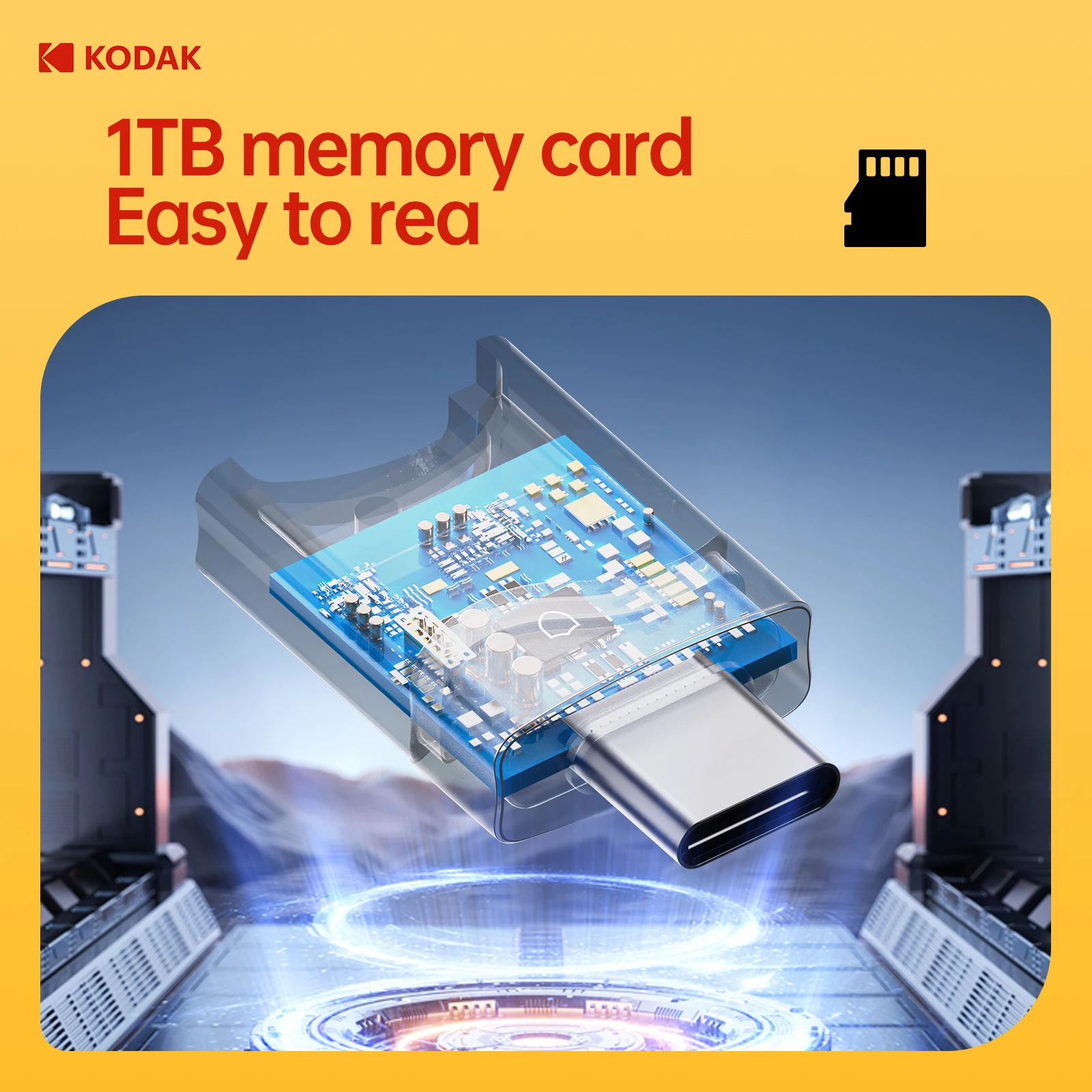 Memory Card Reader Type C OTG Adapter For Samsung Xiaomi Cell Phone PC Laptop