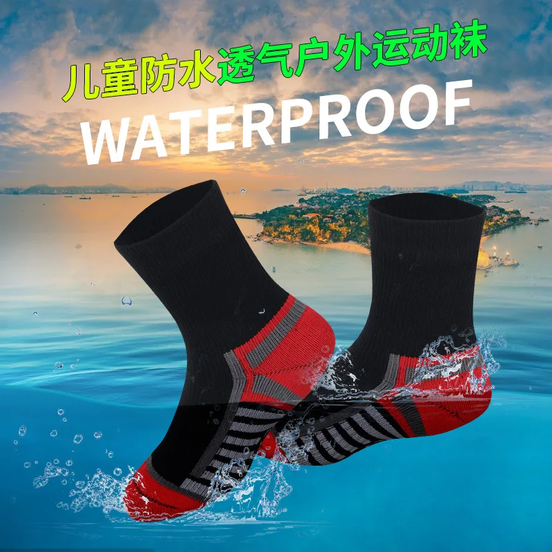 Chaussettes étanches unisexe enfants adultes - Imperméables pour randonnée aquatique et kayak