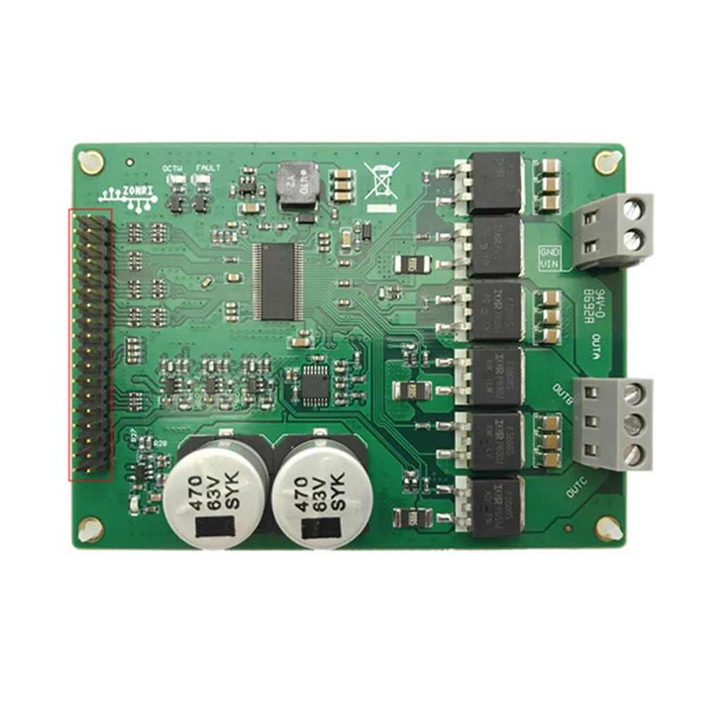DRV8302 15A 모터 드라이버 모듈 ST FOC 벡터 제어 BLDC PMSM 브러시리스 드라이브 5.5-45V 입력 온보드 3상 전류 증폭기