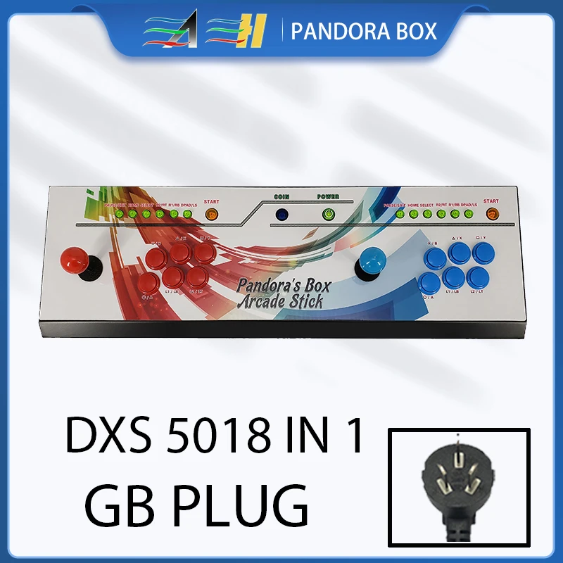 Pandora DX-S Arcade box 2800/3000/3300/5018 Games Zero Delay 6 Buttons Joystick 2 Player Controller Arcade Console