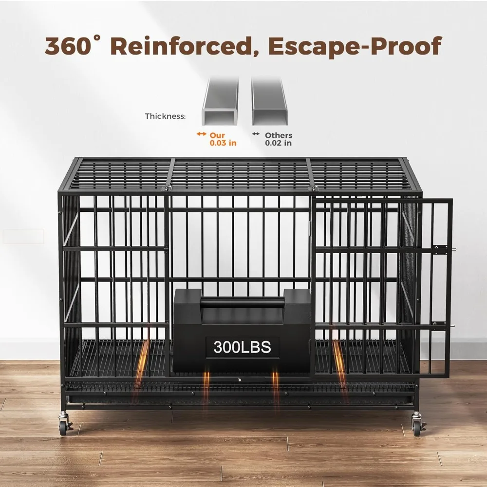 Heavy-Duty Large Dog Crate 3