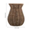 Decorative Vase Dried Flower Holder Vases Simple Flowers Imitation Rattan Basket Simulation 6