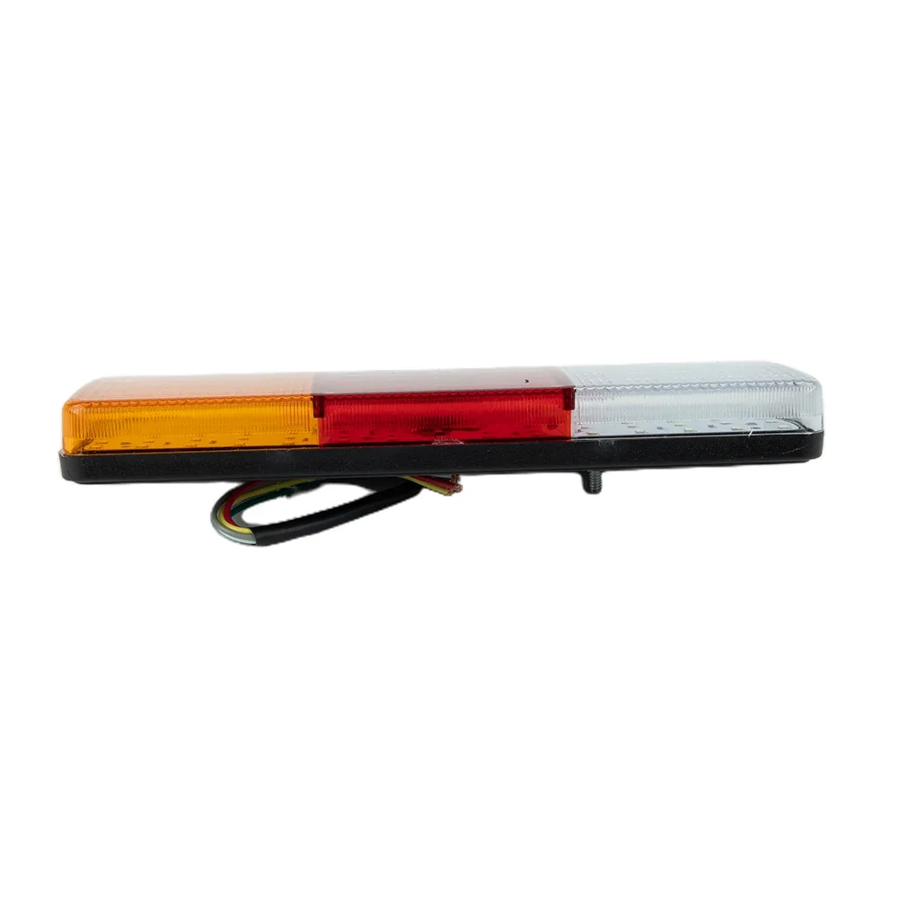 후방 12V DC 직사각형 탈착식 75LED 슈퍼 브라이트, 캐러밴 테일 라이트, 자동차 표시등, 유용한 액세서리, 실용적인
