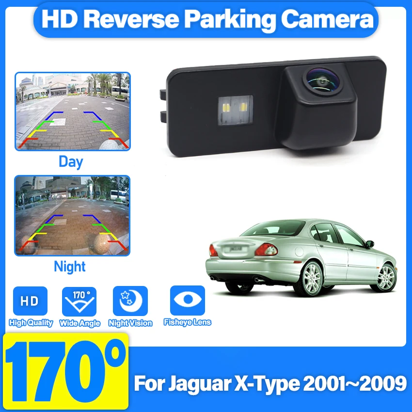 자동차 반전 주차 카메라 Jaguar X-Type 용 고품질 HD CCD 자동차 ..