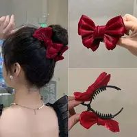 Pince à cheveux avec nœud, accessoires pour cheveux, épingle à cheveux de Style pastoral pour femmes et filles 2