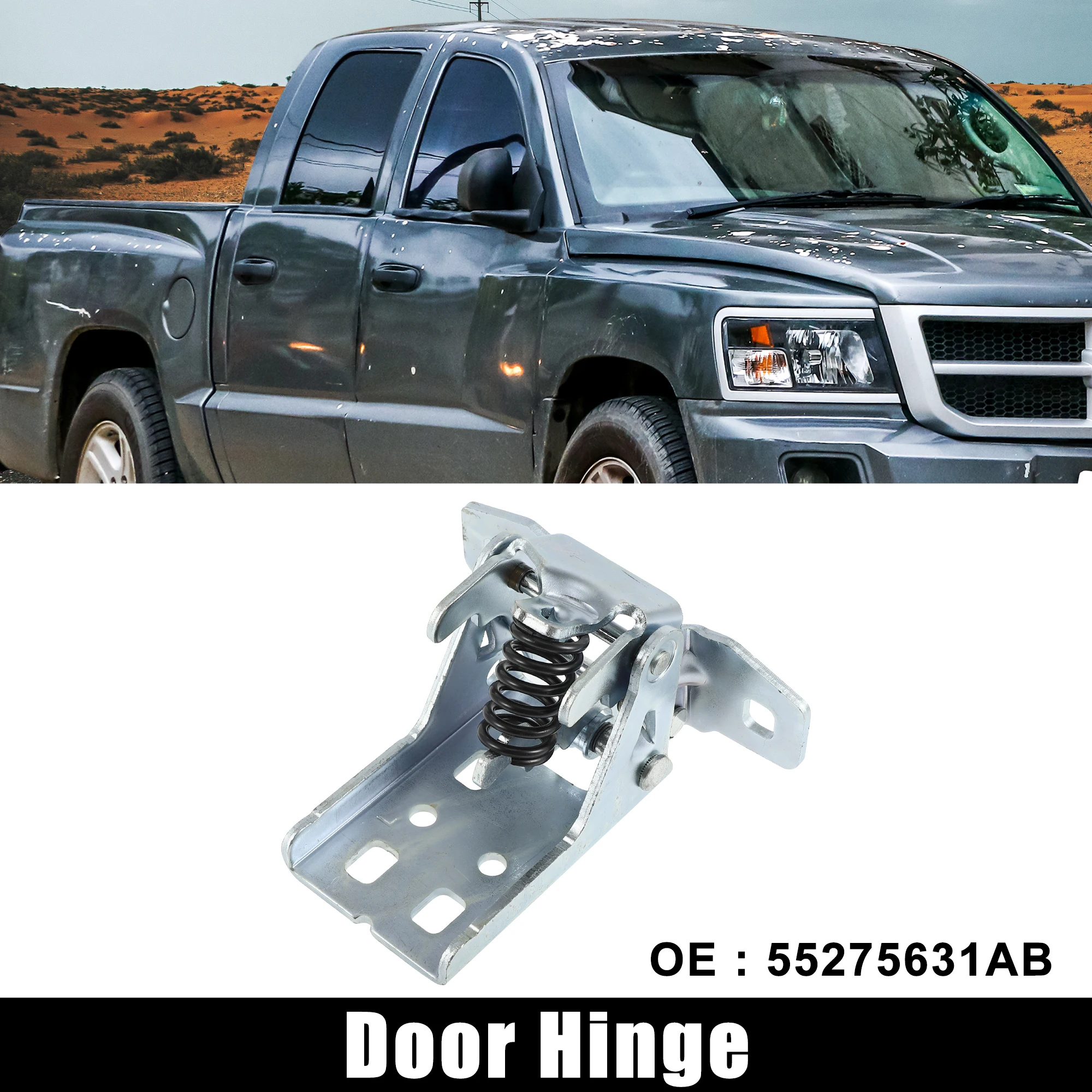

X Autohaux передний левый правый боковой верхний дверной шарнир для Ram Dakota 2011 для Dodge Dakota 2005-2010 заменить 55275631AB