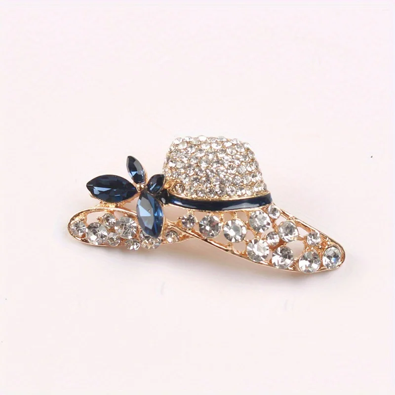 GTBAO Spilla Creativo Fiore Rosa UVA Amore Spilla Ala Spilla Strass Color Argento Perla Simulato