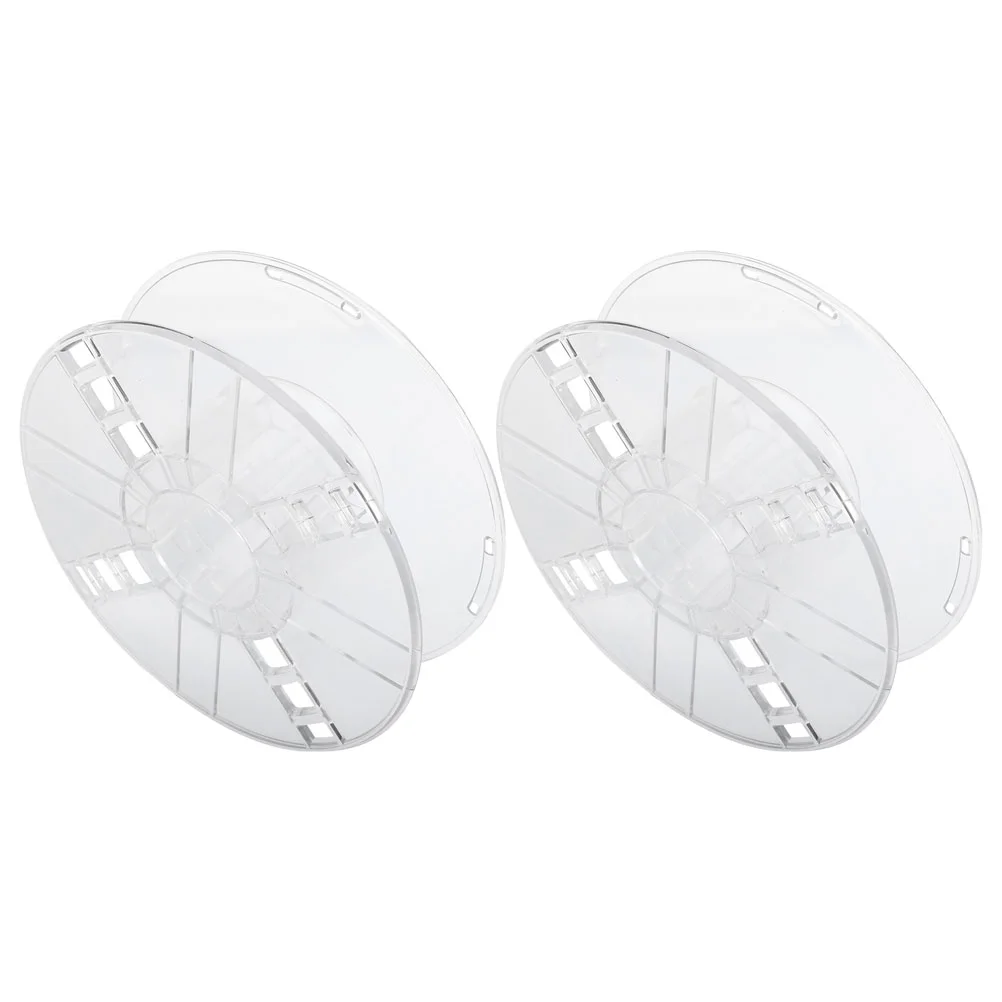 

2pcs 3D Printer Bobbins Hollow Bobbin 1KG Spool Transparent Reel 3d Printer Accessories