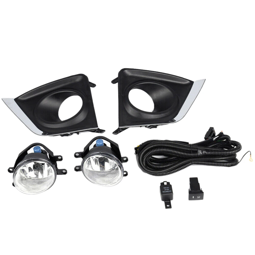 

Car Clear Bumper Fog Lights Lamps Switch+Bracket+Wiring FIT for Toyota Corolla