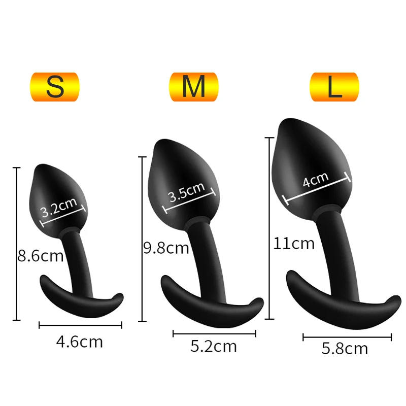 Silicone Butt Plug Anal Dildo Vibrator For Men And Women_voghion.com