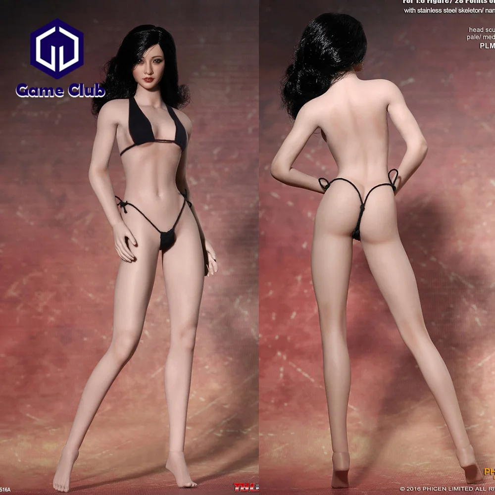

PHICEN TBLeague S16A S17B 1/6 Scale Long Legs Narrow Shoulders Asian Women Super Flexible Stainless Steel Skeleton 12In Body