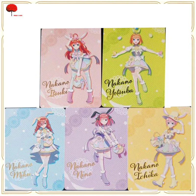 

Anime Goddess Story The Quintessential Quintuplets Acg Nakano Ichika Nino Miku Collectible Cards Christmas Birthday Present