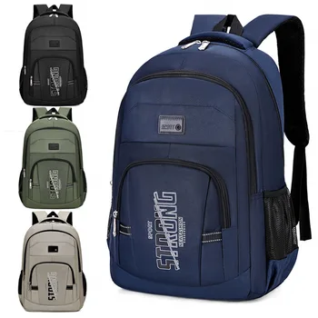 Zaino versatile da uomo, borsa a tracolla doppia di grande capacità, borsa per laptop per pendolari quotidiani Borse a doppia spalla impermeabili in vendita