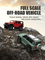 SG2403 1/24 2.4G RC Cars 4WD Alloy Climbing Car LED Light JEEP/H2/H3T/350/U8/FJ Off-road SUV And Truck Children's Gift Toys 1