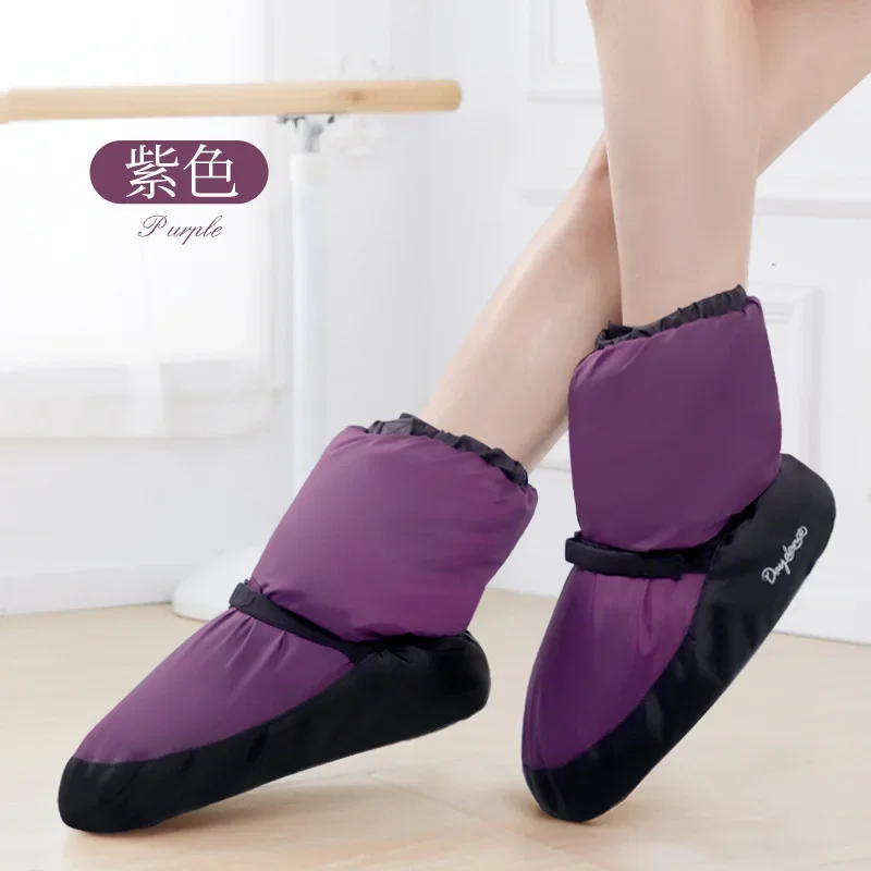 Warm Bootie Ballet Dance Shoes Women Winter