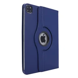 Versatile 360° Rotating Stand Tablet Case with Cover - iPad 7th 8th 9th (Navy)