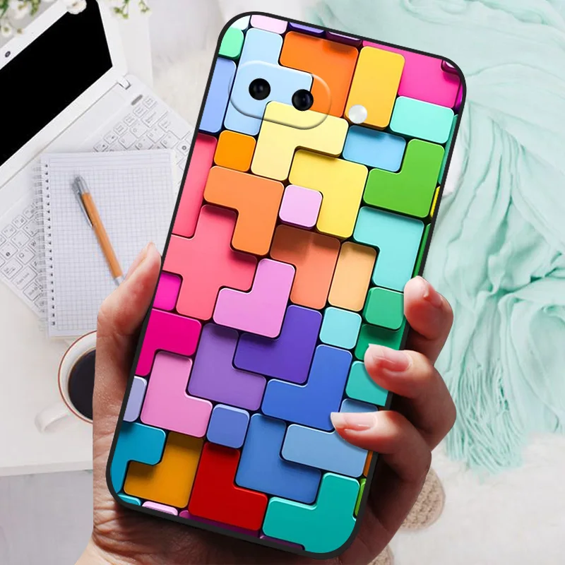 Cartoon Silicone Back Cover Phone Case - Soft Bumper Coque
