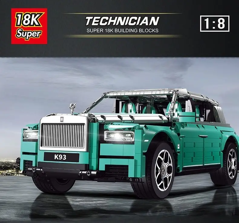Briques de Construction Technic : Réplique Lego Technic Rolls Royce Cullinan - 3161 Pièces