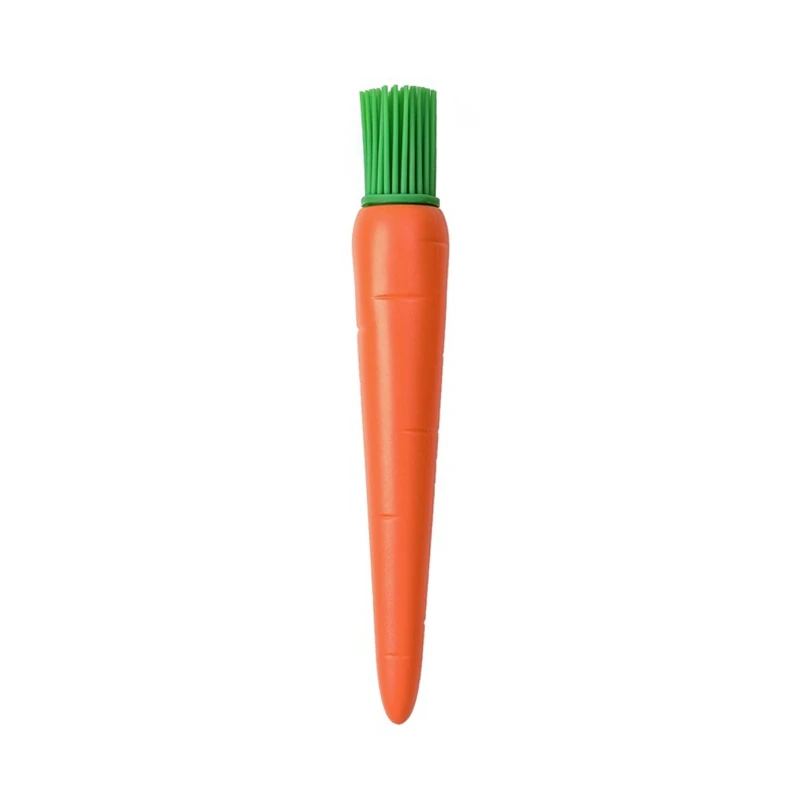 Silicone basting brush BBQ oil brush Carrot shaped kitchen tool