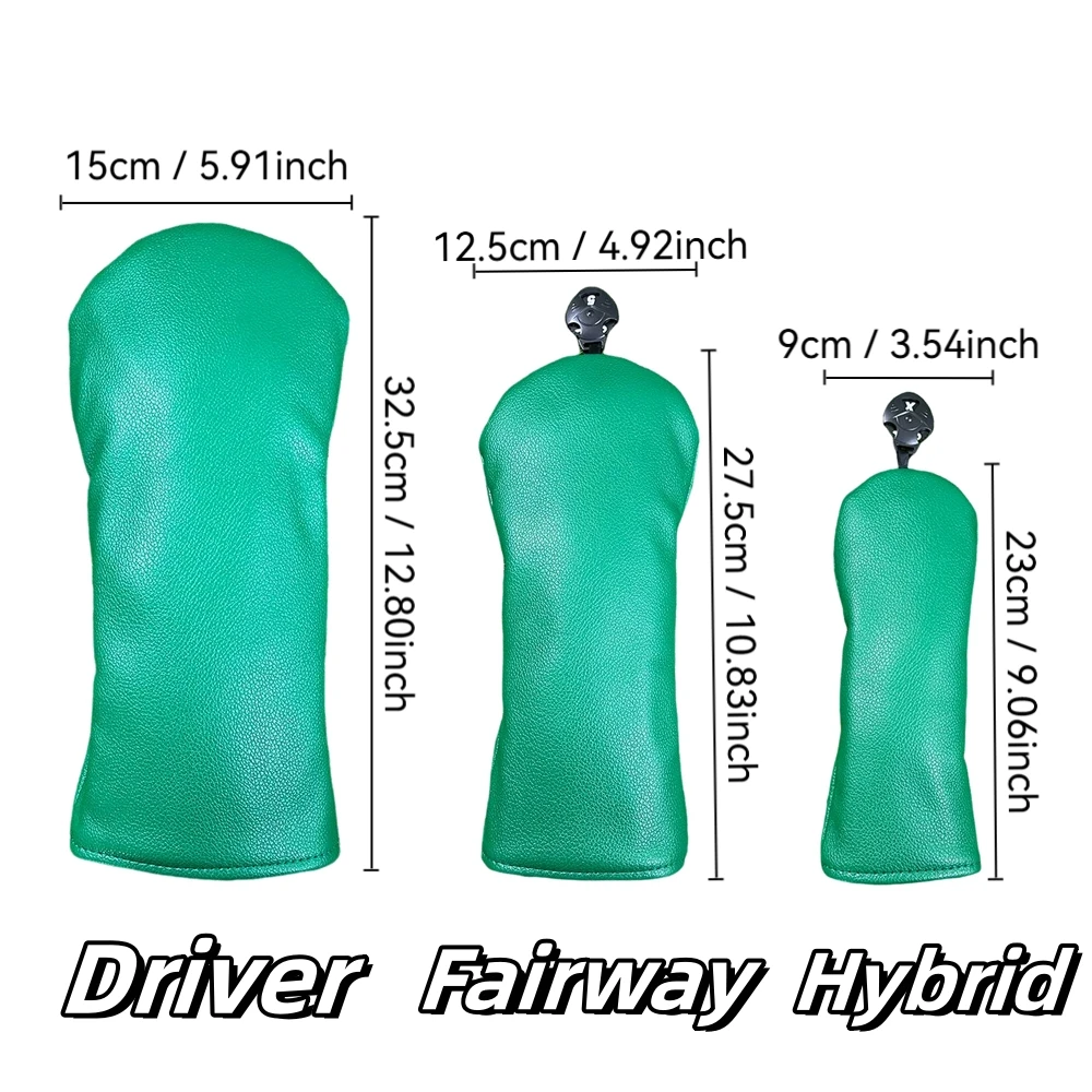 Limited Green golf club head cover:Durable, waterproof, safe, golf accessory protective, providing the best  protectioncover 6