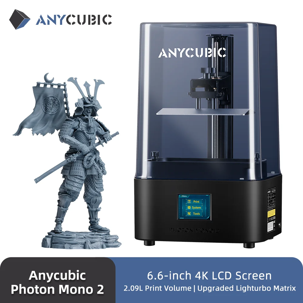 Российский ANYCUBIC UV Смола LCD 3D принтер Photon Mono X2, Photon Mono 2,  Mono X 6Ks,M3 Max, 12K Mono M5s DLP Printer Photon D2 - AliExpress