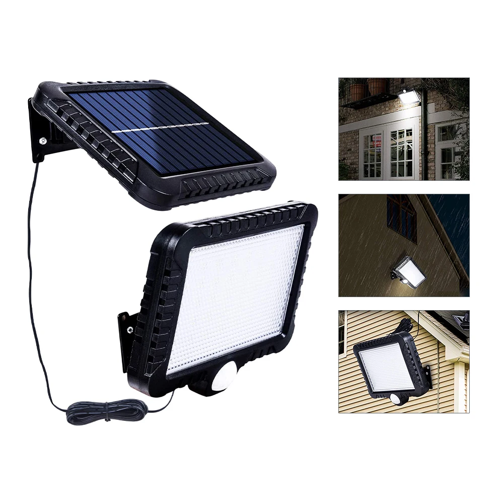 160LED Solar Light Waterproof Solar Powered Wall Light Outdoor Wall Emergency Street Security Lamp for Garden Decoration solar lights for backyard