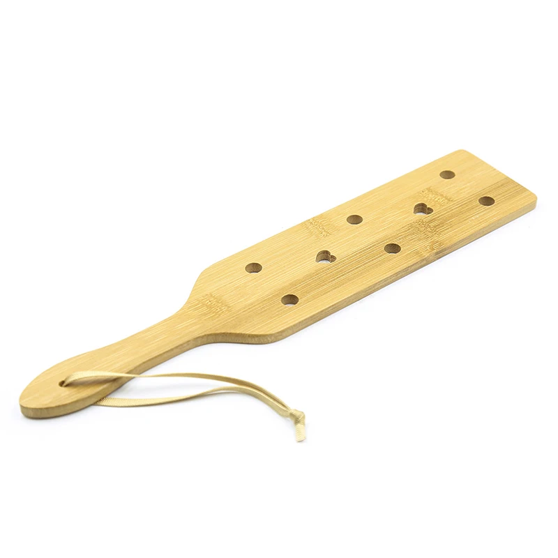 Natural Bamboo Paddle Riding Crops Flogger Horsewhips Spikes 0.8cm Thickness Spanking Paddle Slapper Riding Spurs 6