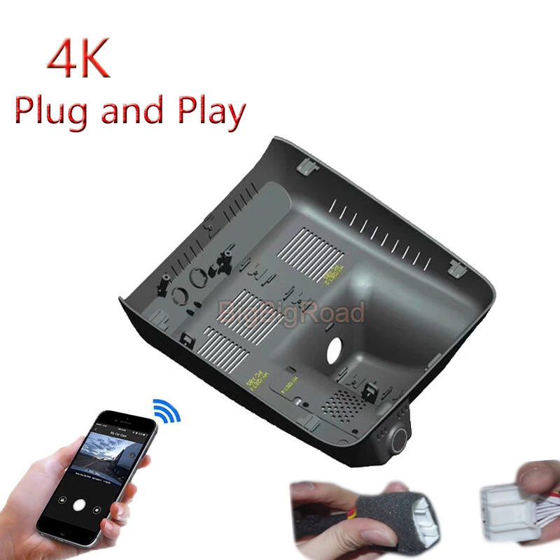 

For Trumpchi GS4 Plus 2023 4K Plug And Play Car Wifi DVR Video Recorder Parking Camera Dash Cam Night Vision FHD 2160P