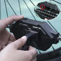 Nettoyeur de chaîne de vélo Portable, nettoyeur de chaîne de cyclisme magnétique puissant pour vélos de route, boîte de brosse de nettoyage de vélo de montagne 1