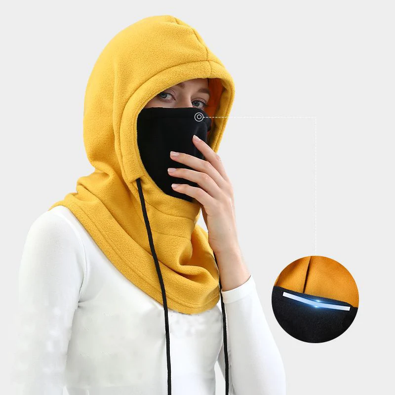 New Quality Cycling cap ski winter windproof cap outdoor sports bib cold padded hood mask plush warm hat Bike Bicycle