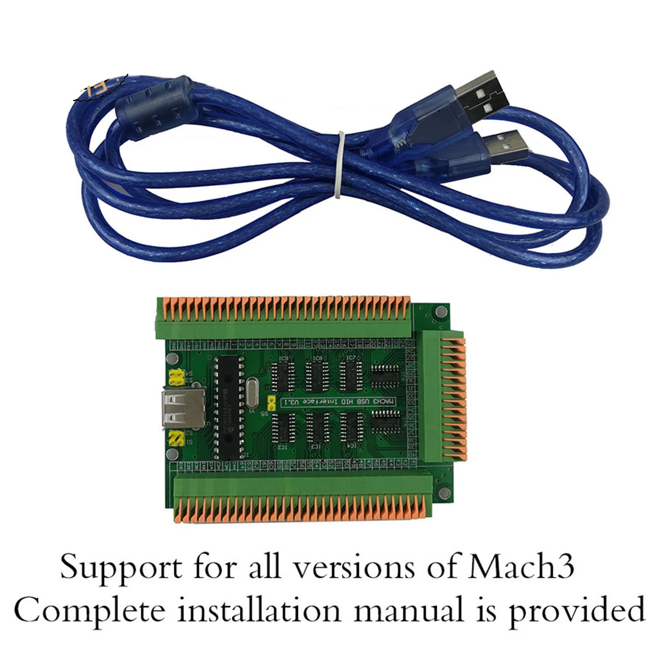 

MACH3 USB hid Manual control extended current board Do not install screw versions Analog voltage (0-5v) to digital quantity