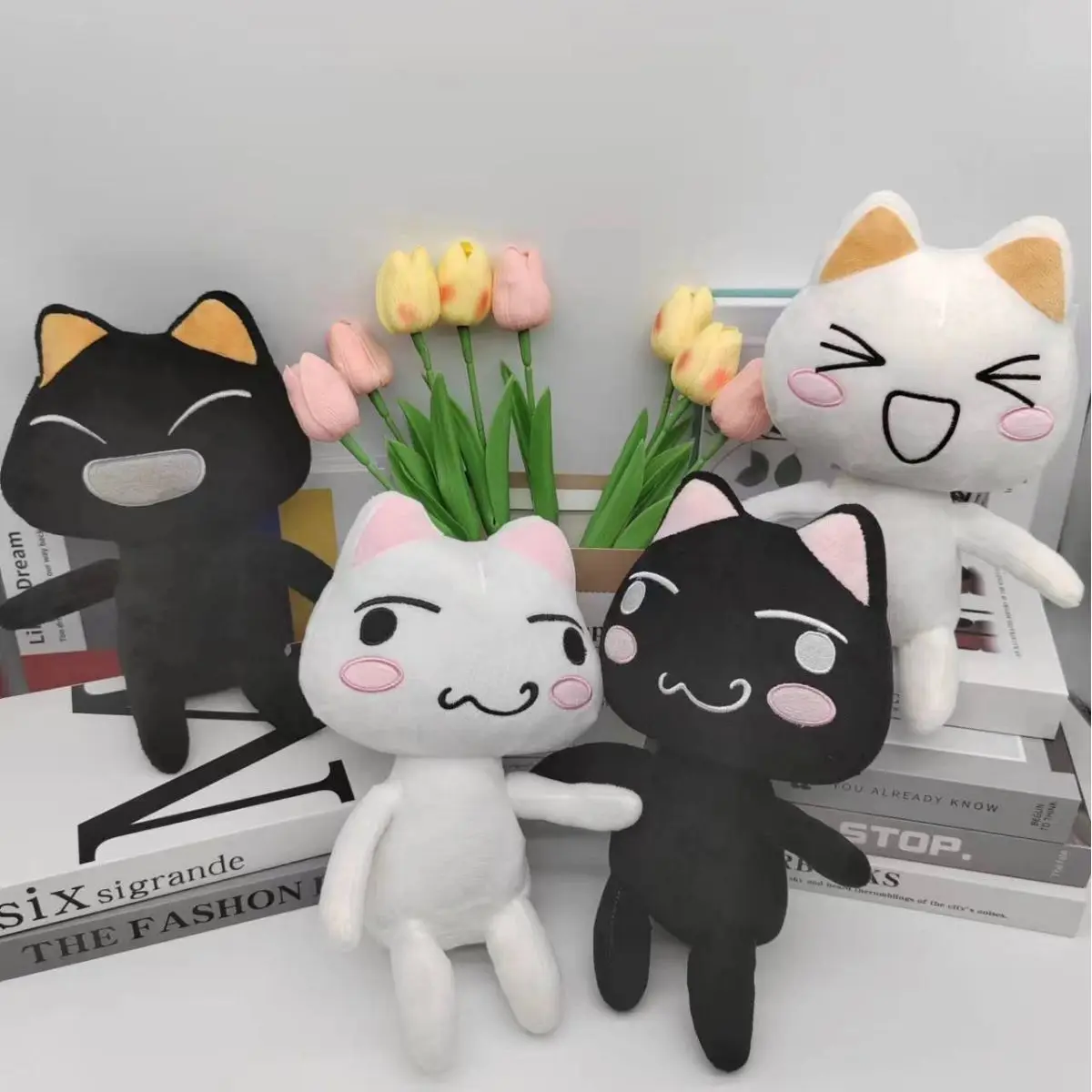 

Cute Cat Ugly Expression Plush Toy Doll Children's Gift Table Ornament