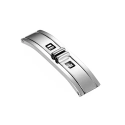 Premium Stainless Steel Butterfly Watch Buckle - Double Pull Folding Clasp (6MM)