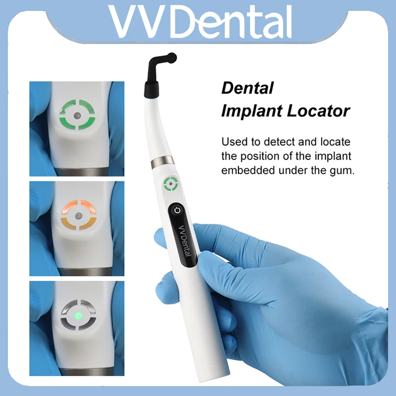 Localisateur d'implants dentaires précis avec détecteur de vis à balayage croisé et 4 sondes de capteur, localisation par capteur rotatif à 360° 1