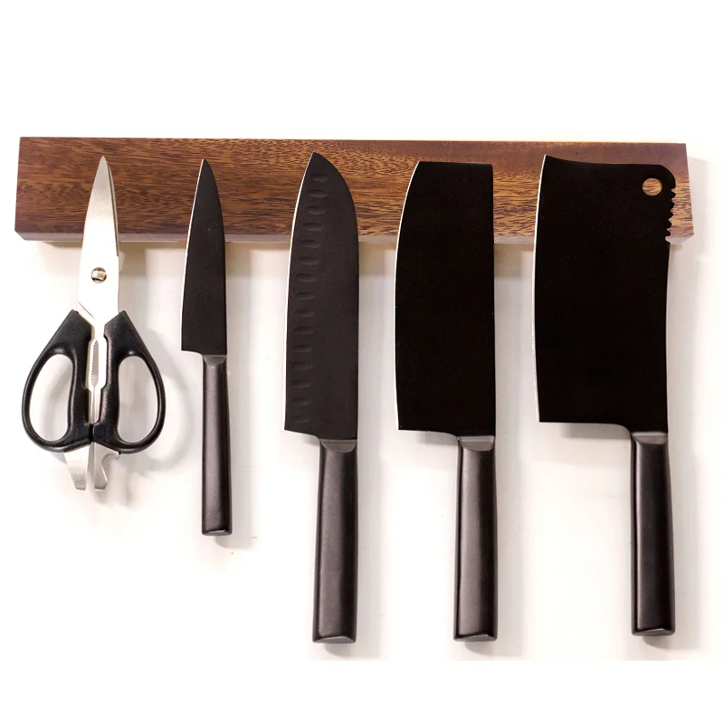 Knife Rack Strip Wood Wall Mount Knife Holder