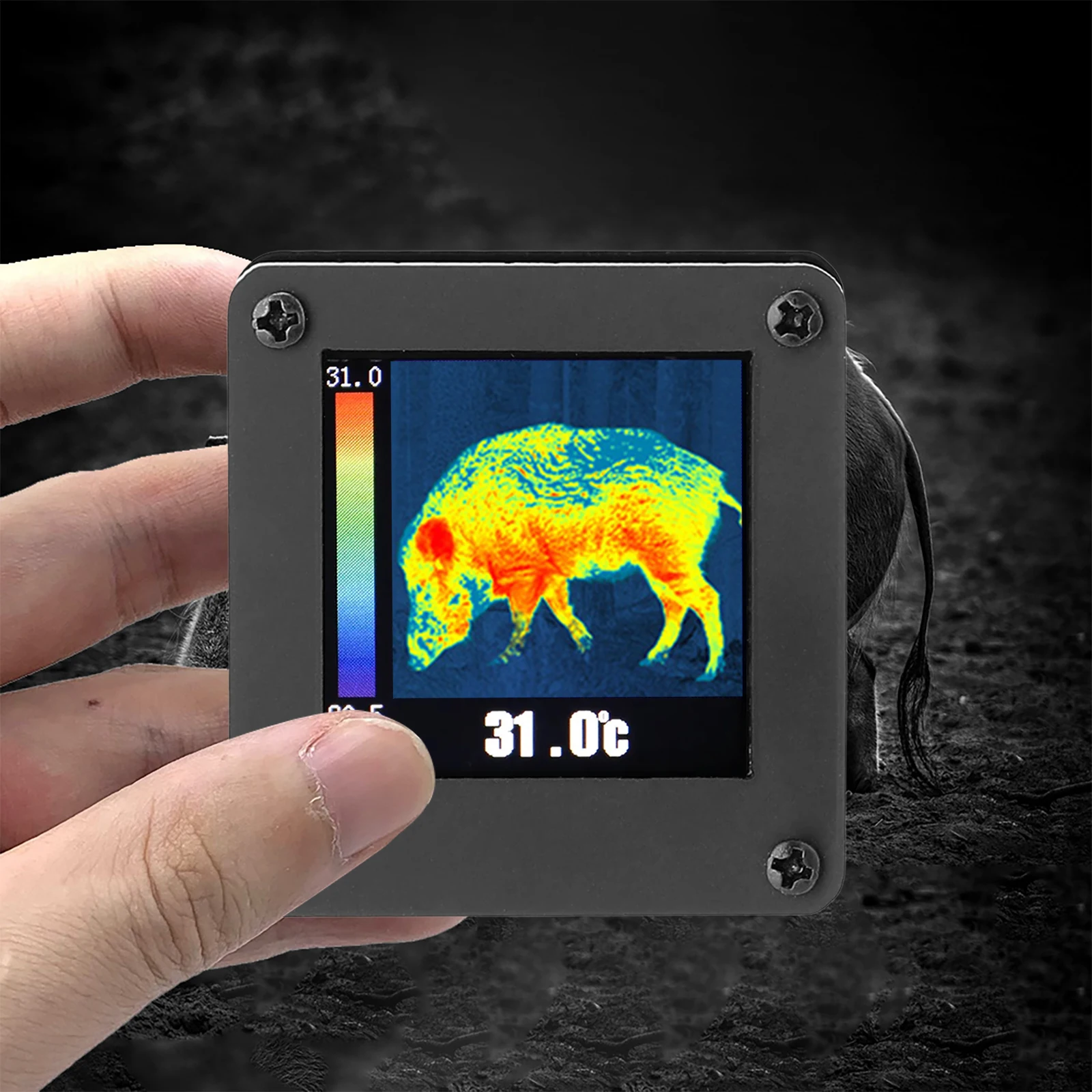 8x8 Infrared Thermal Camera with Housing Infrared Thermal Imager with Screen Portable Infrared Thermal Sensor for Android Phone 3