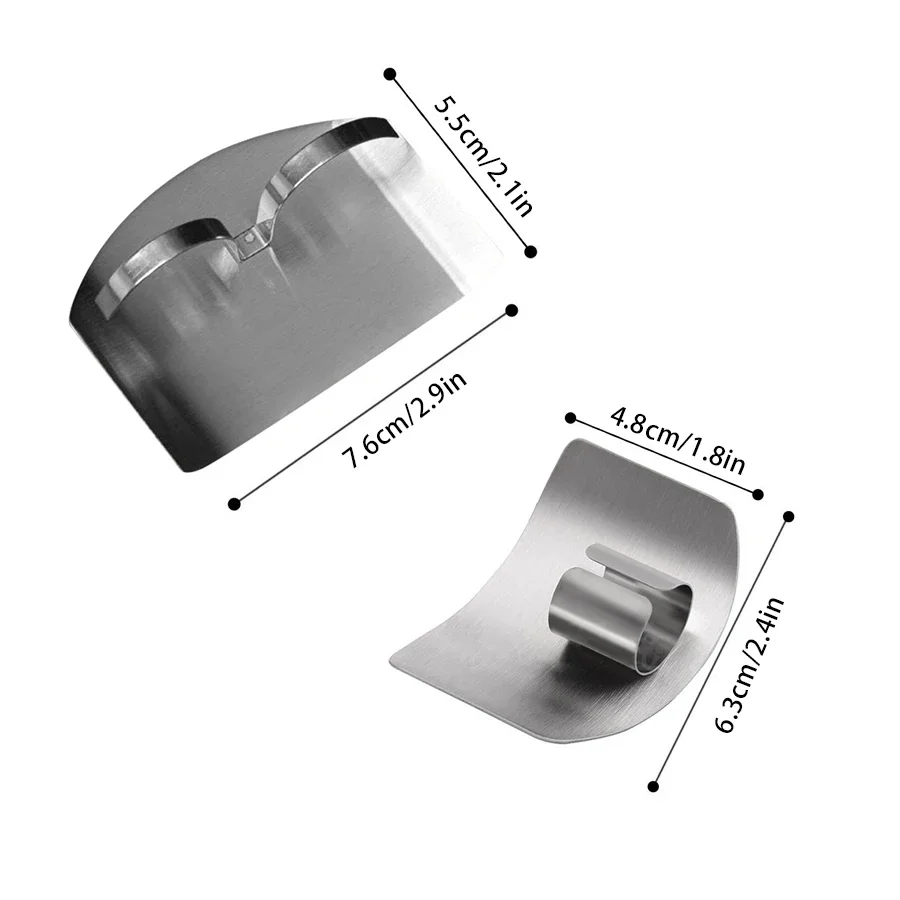 Stainless steel finger protector Cutting meat and vegetables finger safety fingerboard multi-functional kitchen tool accessories